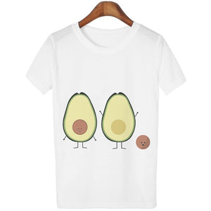 Avocado Cartoon T-Shirt