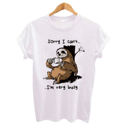 Cartoon Sloth T-Shirt