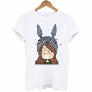 Totoro Print T-Shirt