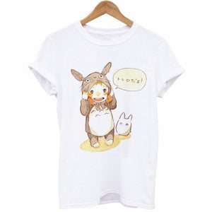 Totoro Print T-Shirt