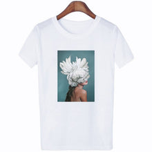 Load image into Gallery viewer, Flowers Feather T-Shirt