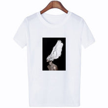 Load image into Gallery viewer, Flowers Feather T-Shirt