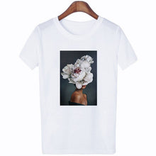 Load image into Gallery viewer, Flowers Feather T-Shirt